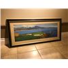 Image 2 : 4 PC GOLD & BLACK FRAMED GOLF ARTWORK 19 X 43 INCHES