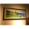 Image 3 : 4 PC GOLD & BLACK FRAMED GOLF ARTWORK 19 X 43 INCHES