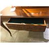 Image 2 : LIVIA CHERRY DRESSING TABLE WITH 2 DRAWER MIRROR 1236 X 515 X 490 MM