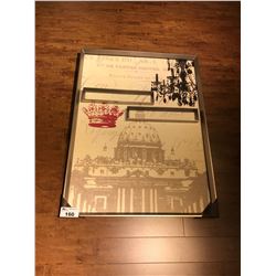 SILVER FRAMED MAISON FONDEE 1862 WALL ARTWORK 47 X 35 1/2 INCHES