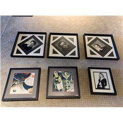 6 PC ASSORTED FRAMED WALL ARTWORK