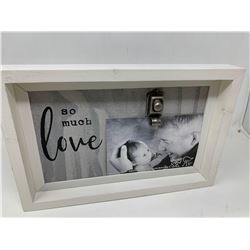 So Much Love Photo Frame (12in x 8in)