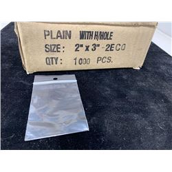 Clear Bags 2in x 3in Resealable Bags (1000pcs)