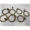 Image 1 : Curtain Round Clip Rings