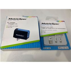 Mobile Spec Charger and Cables for Apple Products