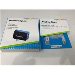 Mobile Spec Charger and Cables for Apple Products