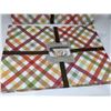 Image 2 : Printed Placemats (2 x 4) Autumn Gingham