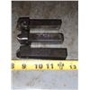 Image 1 : (3) 3/4" x 3/4" Lathe Tools