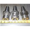 Image 1 : (3) CAT40 Collet Chucks