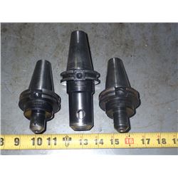 (3) CAT40 Briney End Mill Holders