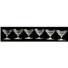 Image 1 : SIX AMERICAN CUT GLASS SHERBET DISHES SIX AMERICAN CUT GLASS SHERBET DISHES