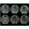 Image 1 : SIX CUT GLASS PLATES SIX CUT GLASS PLATES