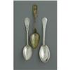 Image 1 : THREE SERVING SPOONS, GORHAM,WOOD AND HUGHES THREE SERVING SPOONS
