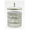 Image 2 : A SILVER AND GLASS JAR A SILVER AND GLASS JAR