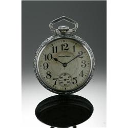 AN AMERICAN GOLD POCKETWATCH AND FOB, Southbend AN AMERICAN GOLD POCKETWATCH AND FOB
