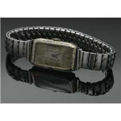A LADY'S GOLD WRISTWATCH, Elgin A LADY'S GOLD WRISTWATCH
