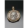 Image 1 : A FALCON AND FACE MEDALLION PENDANTMaker unknown A FALCON AND FACE MEDALLION PENDANT