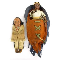 Pair of Vintage Native American Dolls