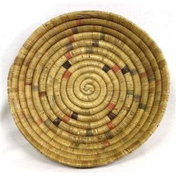 Vintage Eskimo Coiled Basket