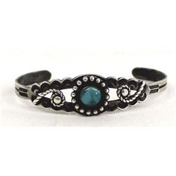 Route 66 Navajo Sterling Turquoise Bracelet