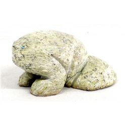 Zuni Carved Stone Beaver Fetish by V. Kalestewa