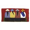 Image 1 : Fringed Wool Textile made in Ecuador