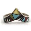 Image 1 : Beautiful Zuni Sterling Inlay Ring, Size 6.5