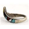 Image 2 : Beautiful Zuni Sterling Inlay Ring, Size 6.5