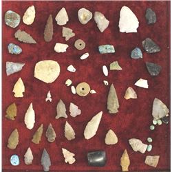 Prehistoric Collection of Arrowheads Plus