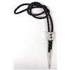 Image 1 : Zuni Sterling & Channel Inlay Bolo Tie