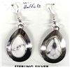 Image 1 : Navajo Sterling White Buffalo Turquoise Earrings