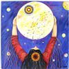 Image 1 : 2016 Original Acrylic Painting ''Native Moon'' by Kathy Kills Thunder