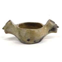 1980s Catawba Pottery Effigy Bowl