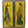 Image 1 : 2 Original De Grazia Paintings on Board