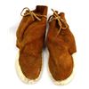 Image 1 : Native American Navajo High Top Leather Moccasins