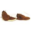 Image 2 : Native American Navajo High Top Leather Moccasins