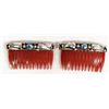Image 1 : Native American Navajo Sterling Turquoise Combs