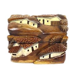 Valle de Angeles Honduras Carved Wood Trinket Box