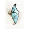 Image 1 : Zuni Sterling Turquoise Ring, Size 7