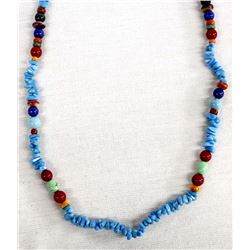 Sterling Silver and Multi-Stone Necklace