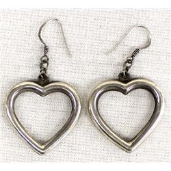 Sterling Silver Heart Earrings