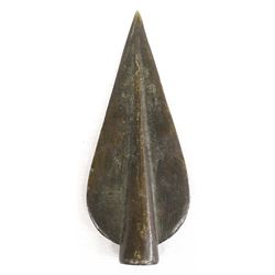 Ancient Persian Cast Bronze Spearpoint Replica