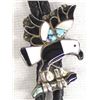 Image 2 : Zuni Sterling Inlay Eagle Bolo Tie