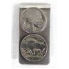 Image 1 : Native American Navajo Buffalo Nickel Money Clip