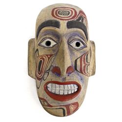 Northwest Coast Carved Wood Mask