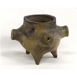 Native American Catawba Pottery Tripod Bowl