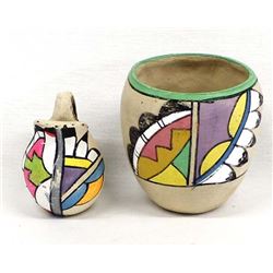 2 Pieces of Tesuque Pottery
