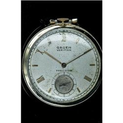 Gruen Open Face Pocket Watch