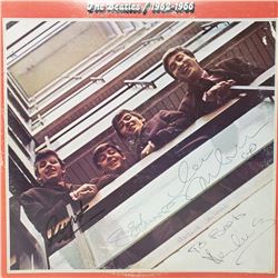 Signed Beatles 1962-1966 Album Cover