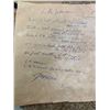 Image 1 : Signed The Doors,  L.A. Woman, Handwritten Lyrics